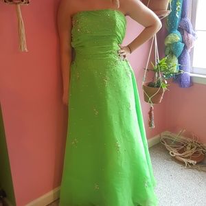 Green prom dress